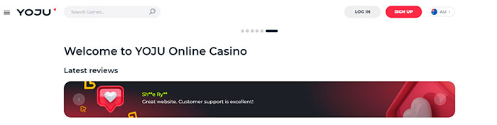 YOJU casino official site Australia 